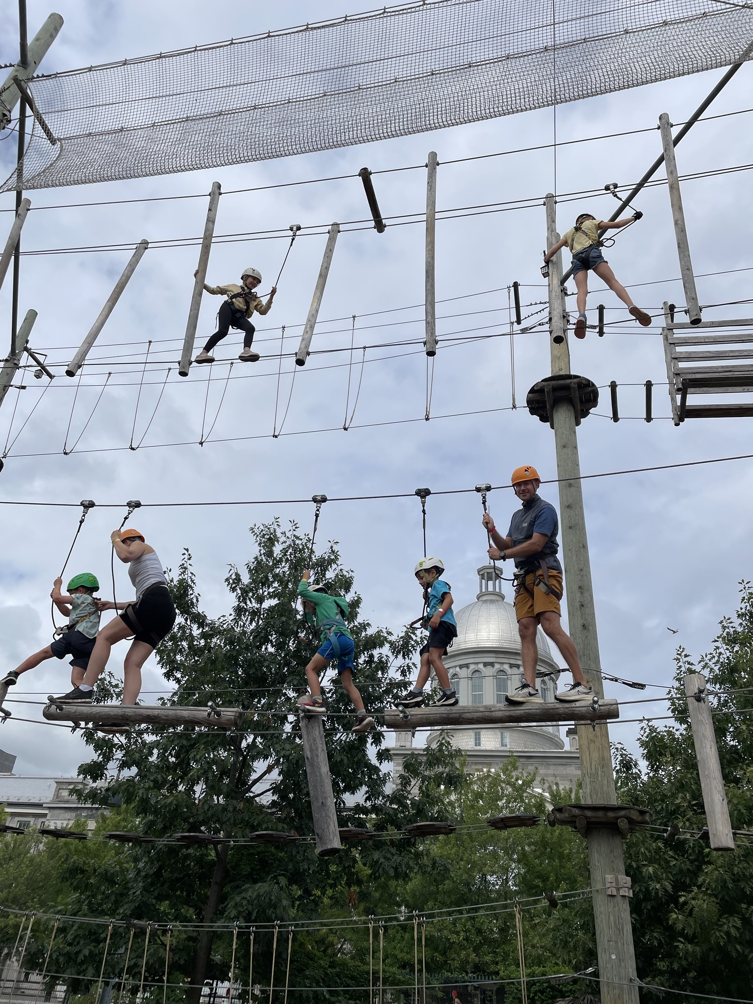 Ropes Course at Voiles et Voiles