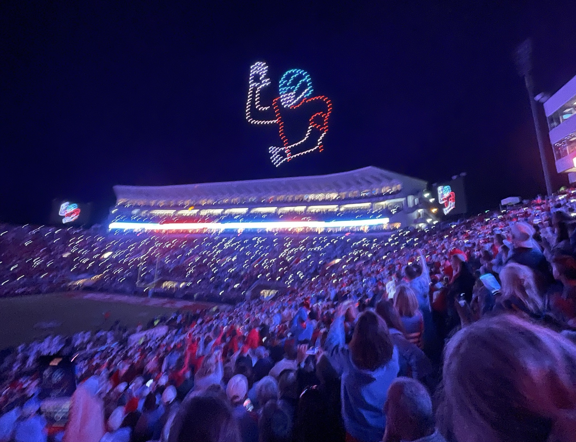 Ole Miss Football Game Drone Show