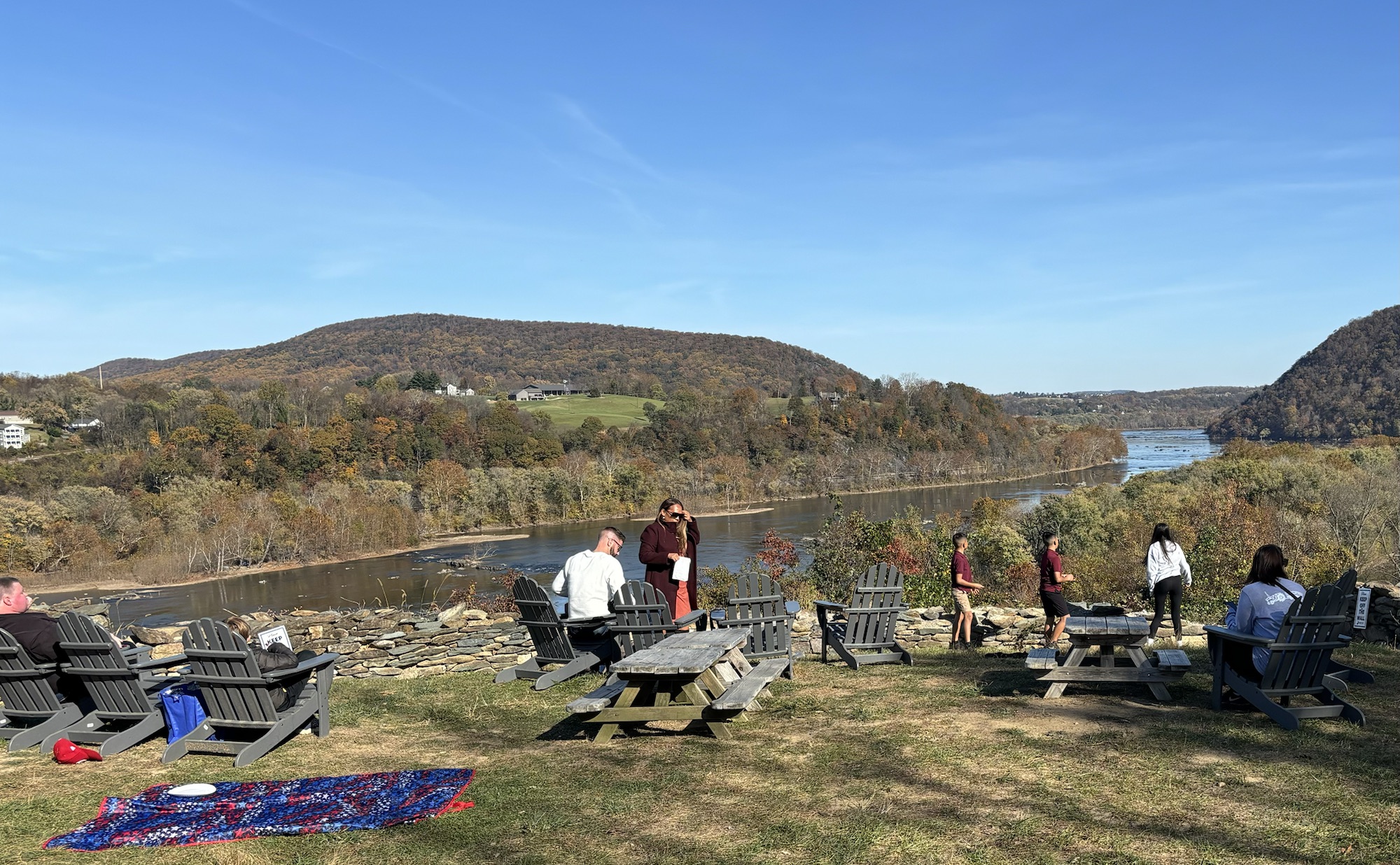 View from Harpers Ferry Brewing