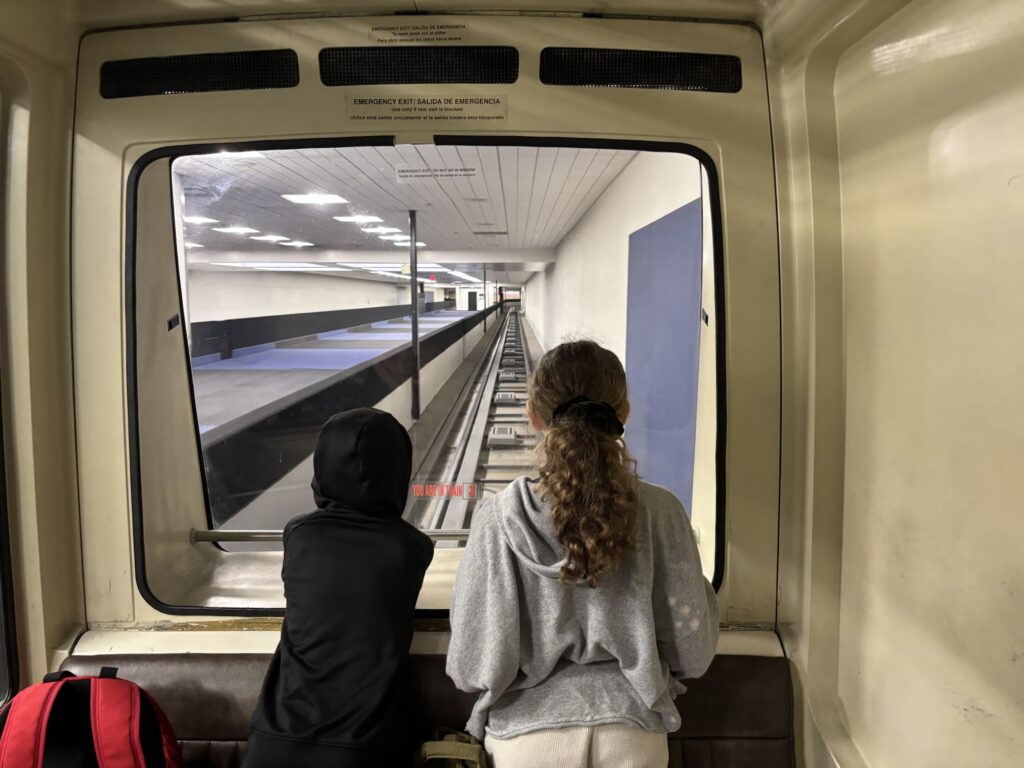 Tram in the IAH Airport