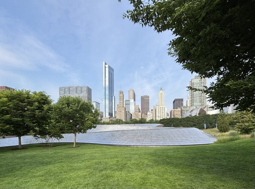 Chicago Skyline from Millenium Park